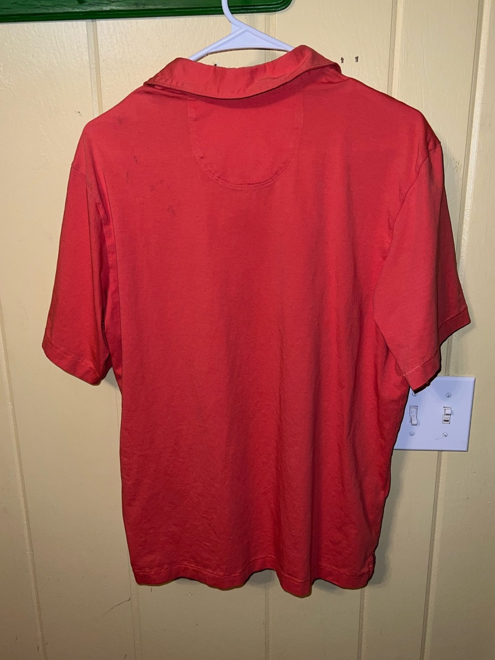 Tommy Bahama Coral Short Sleeve Polo Coastal Casual Pocket Shirt Size S - Picture 7 of 9